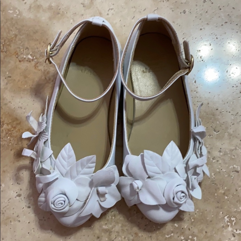 Janie and Jack flower flat